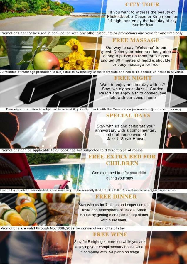 Jazz U Garden Resort Ката Бийч Екстериор снимка